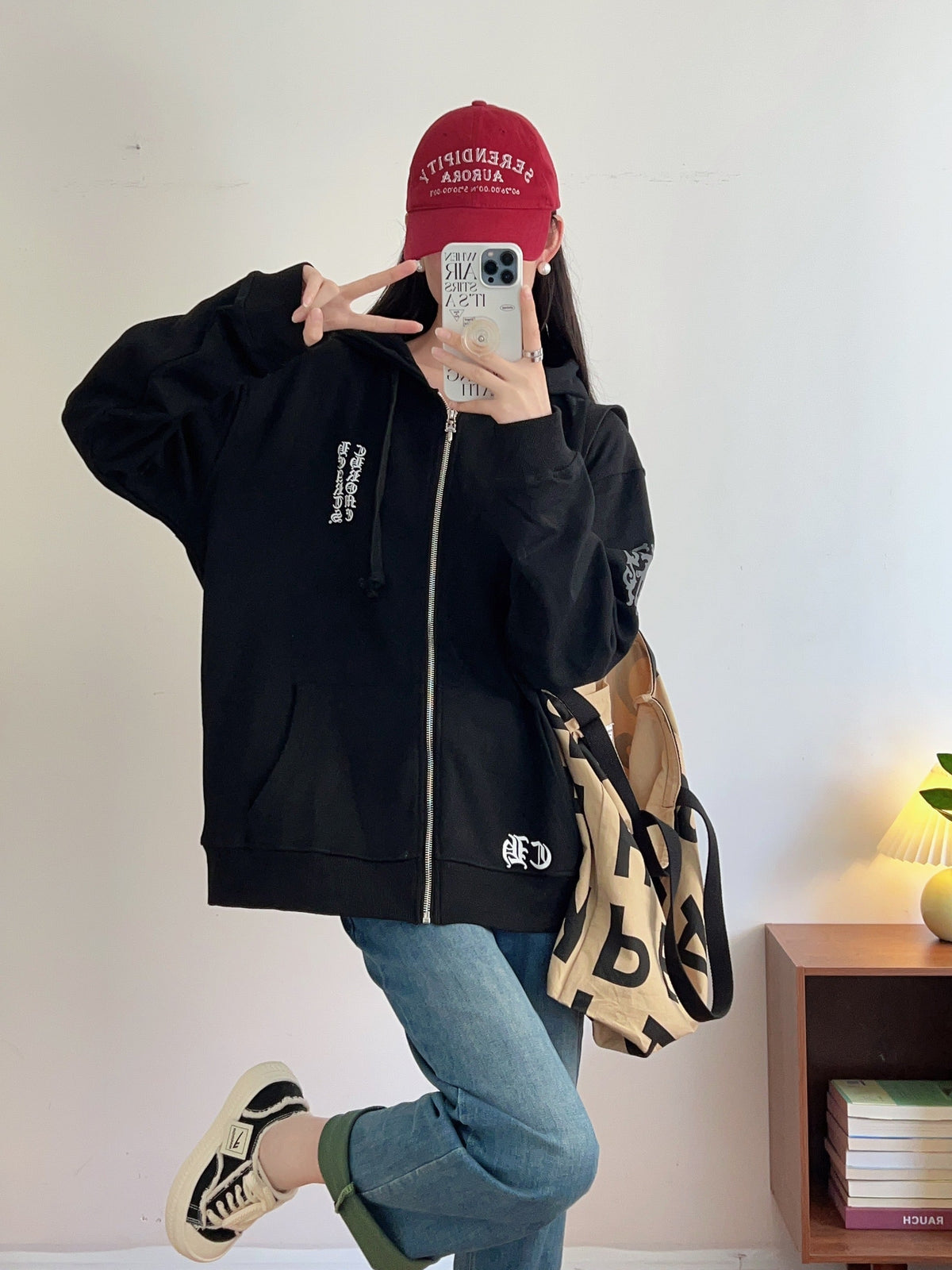 Chrome Hearts Zip Up Hoodie K5006