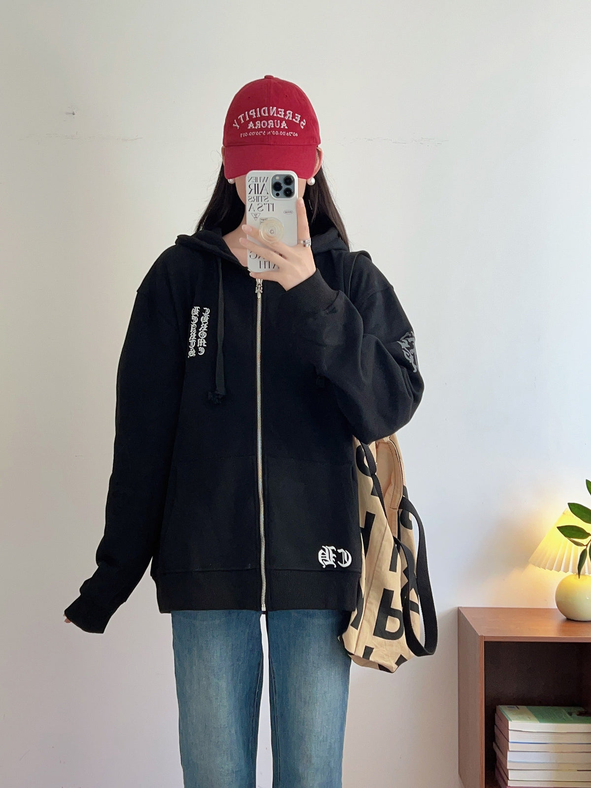 Chrome Hearts Zip Up Hoodie K5006