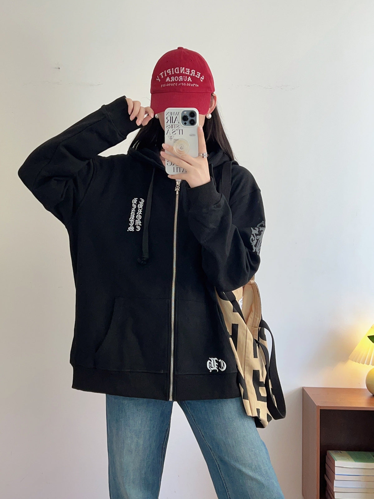 Chrome Hearts Zip Up Hoodie K5006