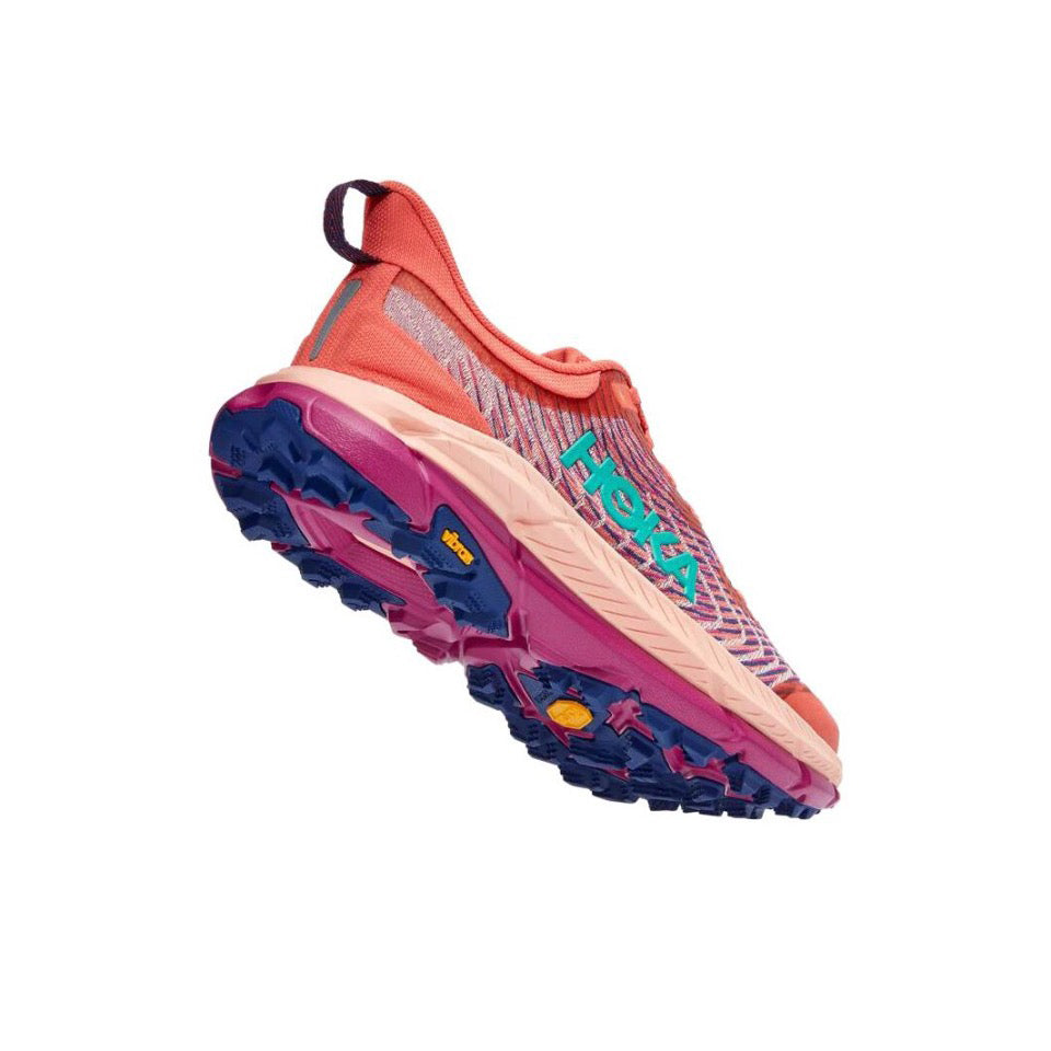 HOKA Mafate Speed 4 – Coral, Magenta & Teal