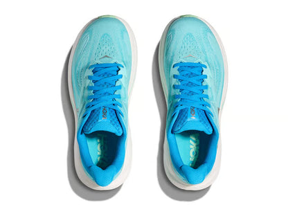 HOKA Clifton 10 – Aqua, Blue & White