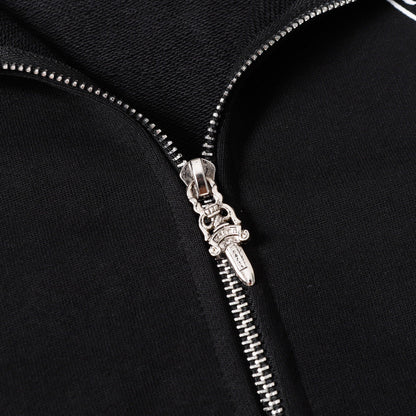 Chrome Hearts Hoodie - Black Street Style Embroidered Sweatshirt 851
