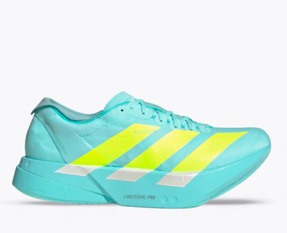 Adidas Adizero Adios Pro 4 Running Shoes – Flash Aqua / Lucid Lemon