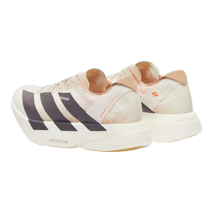 Adidas Adizero Adios Pro 4 Running Shoes - Chalk White / Grey Strata