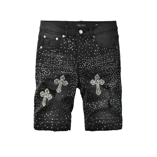 PURPLE Shorts Crystals 5111