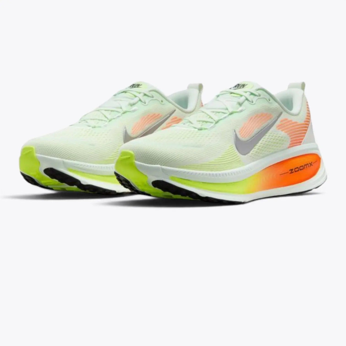 Nike Vomero 18 Road Running Shoes - Barely Green / Hyper Crimson