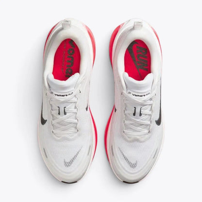 Nike Vomero Plus Road Running Shoes - White / Bright Crimson