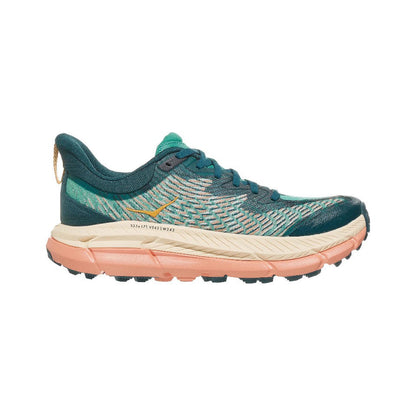 HOKA Mafate Speed 4 – Deep Teal, Cream & Peach